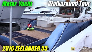 2016 Zeelander 55 Motor Yacht Walkaround Tour  2020 Fort Lauderdale Boat Show [upl. by Gio]