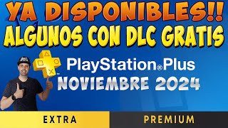 Ya Disponibles y algunos con REGALOS los juegos de PlayStation Plus Extra y Premium PS4 PS5 [upl. by Aremahs]