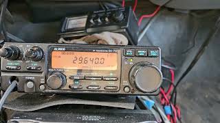 alinco dx70 ham radio mobile [upl. by Idel938]