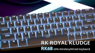 RK ROYAL KLUDGE RK68RK855 65 Wireless Mechanical Keyboard [upl. by Gersham]