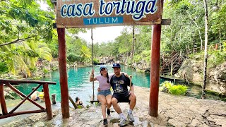 Cenotes Casa Tortuga Tulum  Tulum Part 1 mexico [upl. by Gennie728]