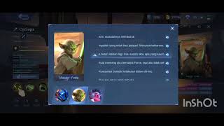 Review Obrolan Suara dari Role Mage Cyclops Master Yoda Mobile Legends Bang BangLets Go Bosku [upl. by Eb310]