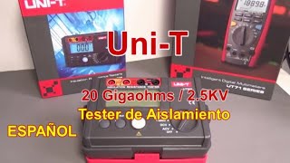 Tester de aislamiento serie UT500  UT501 UT502 vs UT502A UT501A  Cómo usar mega o giga ohmimetro [upl. by Ludlew]