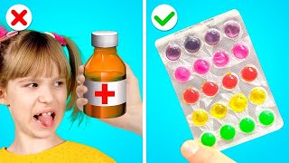 NIÑOS VS DOCTOR 💊  Asombrosas Ideas DIY Ideas y Trucos Para Padres por Gotcha [upl. by Mohr]