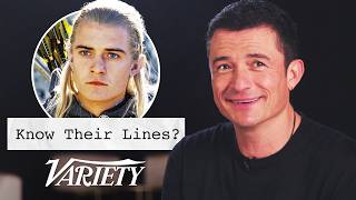 Does Orlando Bloom Know Lines From His Most Famous Movies [upl. by Shlomo623]