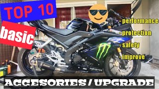 Yamaha R15 V3 MUST HAVE Accessories and Upgrade [upl. by Anahahs]