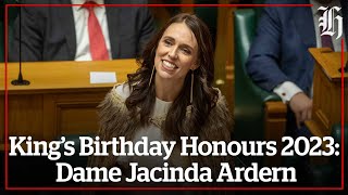 Dame Jacinda Ardern is honoured in Kings Birthday Honours list 2023  nzheraldconz [upl. by Entroc]