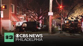 Car crashes into Northeast Philadelphia home  Digital Brief [upl. by Dnomaj]