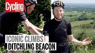 Ditchling Beacon  Iconic Climbs  Cycling Weekly [upl. by Ahsieken]