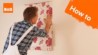 How to hang wallpaper part 2 hanging [upl. by Dulce]