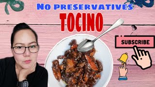 How to Make Tocino Without Preservatives  Homemade Yummy Tocino Recipe [upl. by Lledraw]