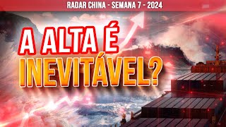 ALERTA Fretes marítimos com forte tendência de alta Radar China S7  2024  Guelcos International [upl. by Cilo]