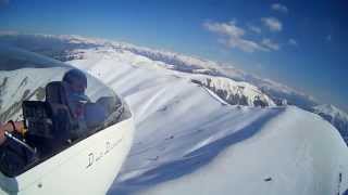 Streckenflug in den französischen Alpen [upl. by Ycnuahc]