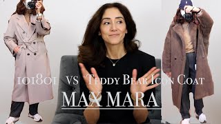 Max Mara 101801 Madame vs Teddy Bear Coat  Trendy or Timeless  Sizing and Practicality [upl. by Eirrehs]