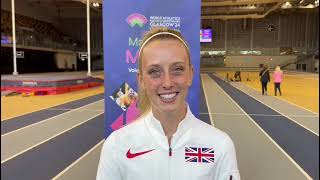 Jemma Reekie looks ahead to the Glasgow 2024 World Indoors [upl. by Anilocin]