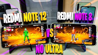 REDMI NOTE 12 vs REDMI NOTE 8 FREE FIRE NO ULTRA MÁXIMO DESEMPENHO 📱 Qual e o Melhor ✅ [upl. by Elli682]