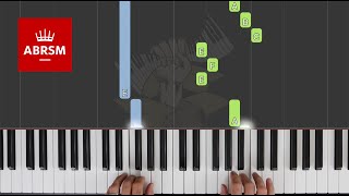 The Detective  ABRSM Piano Grade 1 2021 amp 2022 C3  Synthesia Piano tutorial [upl. by Maia]