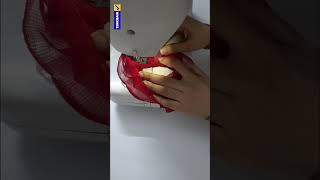 Diy Ruffle Scrunchie sewing terkibainstitch scrunchies diyscrunchie [upl. by Hoskinson254]