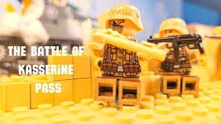 The Battle of Kasserine Pass  Tunisia Campaign  Lego WW2  Stopmotion [upl. by Jorey]