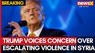 Trump Voices Concern Over Escalating Violence in Syria  Trump Criticizes Russias Involvement [upl. by Belter]