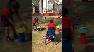 Gross motor skills activity  Fun Games at Palm Grove Kindergarten shorts shortsfeed [upl. by Eelirak]