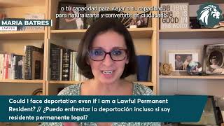 Can a resident be deported  ¿Puede un residente ser deportado [upl. by Ginnie]