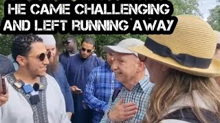 He arrived with a challenge and departed in retreat Shamsi And Christian Speakers Corner Sam Dawah [upl. by Enellek996]