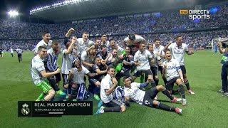 Celebracion Liga Real Madrid vs Malaga 21052017 [upl. by Singleton866]