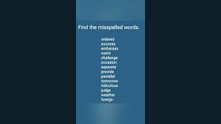 Find The Misspelled Words  English Challenge  english footballspeech speech englishlanguage [upl. by Compton232]