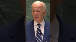 Bidens last speech in the united nation general meeting [upl. by Amend]