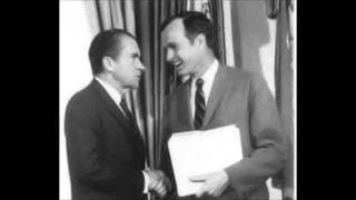 NIXON TAPES George Bush on Watergate Speech [upl. by Quintus]