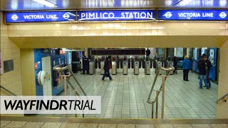 Pimlico Tube Wayfindr Trial [upl. by Arodoet]