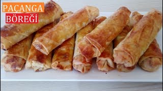 Pastırmalı Paçanga böreği tarifi Kolay börek tarifleri börek tarifleri [upl. by Rockie96]