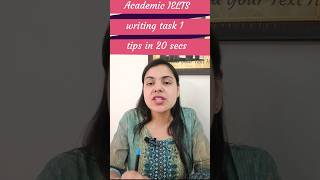 IELTS writing task 1 academic tips in 29 secs ielts ieltswriting youtubeshorts [upl. by Akired]