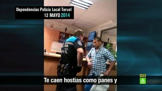 Amenaza policial en Teruel quotLa próxima vez te llevo al monte y te caerán hostiasquot [upl. by Karlotte]