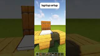 Minecraft laptop setup 💻shorts [upl. by Acysej905]