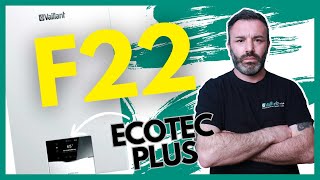 Errore F22 ecoTEC Plus Vaillant come risolverlo [upl. by Torrence]