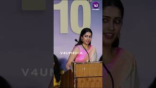 Tanya Ravichandran Cute Speech 😍😍  Rasavathi Pre Release Event  Arjun Das  Reshma Shorts [upl. by Rolecnahc]