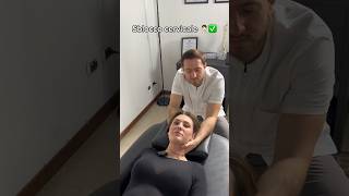 Trattamento della cervicale 💪🏻 osteopata osteopatia thrust asmr [upl. by Rawdon754]