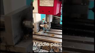 Homemade gear hobbing machine in operation [upl. by Dannon]