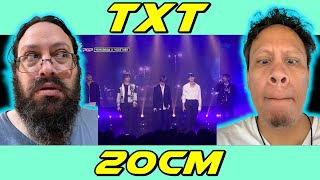 Weebs React to TXT  20cm live REACTION [upl. by Hilario]