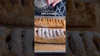 Puff Pastry Apple Strudel🍏 dessert sweet recipe apple [upl. by Harmonia]