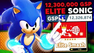 This is what a 12000000 GSP Sonic looks like in Elite Smash [upl. by Einahpit719]