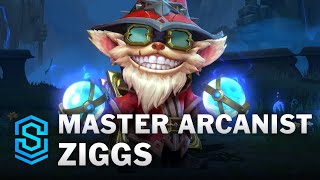 Master Arcanist Ziggs Wild Rift Skin Spotlight [upl. by Haik]