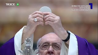 Papa Francisco  Santa Misa del I Domingo de Adviento con los nuevos Cardenales 29112020 [upl. by Sirtaeb]