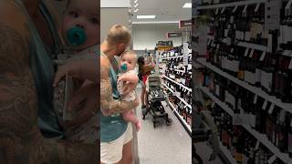 Dad swaps baby with wine bottle and Mom does NOT notice 🤯 [upl. by Eenwahs]