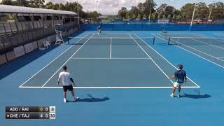 AARON ADDISONAJEET RAI V KUAN YU CHENNAOKI TAJIMA  M25 TRARALGON 2°set [upl. by Jeannine]