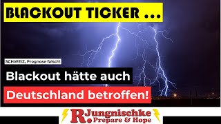 Fast Blackout in der Schweiz und beim THW muss gespart werden [upl. by Elisabeth]