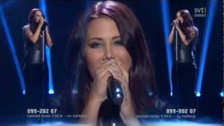 Molly Sandén  Why Am I Crying  Live Melodifestivalen 2012 [upl. by Burnett]