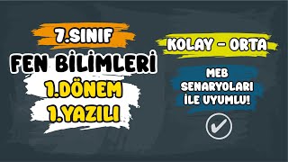 7 Sınıf Fen Bilimleri 1Dönem 1Yazılı Soruları 2 [upl. by Rebmit742]